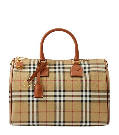 burberry bowling bag medium|burberry large tote bags.